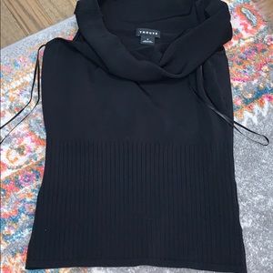 Trouve Black Cowl or Off Shoulder Top